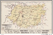 Brunita. Carte géographique du  Brabant