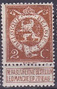 Timbre 2 centimes 15 avril 1912 (COB 109) par Edward Pellens Timbre 2 centimes 15 avril 1912 (COB 109) par Edward Pellens
