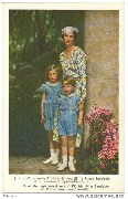 S.M.La Reine Astrid et le Prince Baudoin et la Princesse Joséphine-Charlotte...