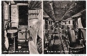 Expo univ Bruxelles 1935-Le train suédois à la gare modèle-Intérieur-Binnenste der Zweedsche trein