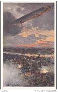 Zeppelin über Antwerpen