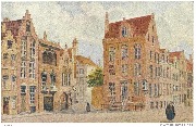 Brugge. Van Eyckplaats  Bruges. La Place van Eyck