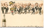 Cristal Mont-Pilat. (Au 1er rang : Delcasse, général André, Waldeck-Rousseau, Georges Leygues, Lanessan, Caillaux) Cristal Mont-Pilat. (Au 1er rang : Delcasse, général André, Waldeck-Rousseau, Georges Leygues, Lanessan, Caillaux)