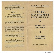 Liste des cartes de la série de Thiriar de 1935. Types et costumes et petits métiers vers 1835 Liste des cartes de la série de Thiriar de 1935. Types et costumes et petits métiers vers 1835
