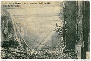 Incendie de l'Hôtel Communal de Schaerbeek 17 avril 1911 Salle des Pas perdus