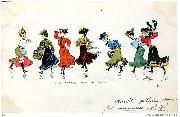 Midinettes sous la pluie Midinettes sous la pluie