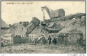 Catastrophe de Melreux Mai 1911-dégagement grue