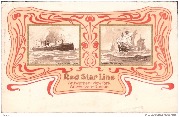 Red Star Line Antwerpen-New York Antwerpen-Boston   Vaderland 1900 Santa-Maria 1492