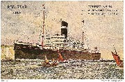 Red Star Line. Tourist ships S.S. ''Minnewaska'' 21716 Tons S.S. ''Minnetonka'' 21998 Tons