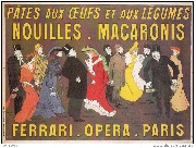 Nouilles.Macaronis Ferrari.Opera.Paris 