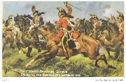 The Kings Dragoon Guards charging The Cuirassiers Waterloo 1815