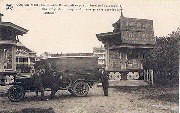 Coq-sur-Mer-La librairie Devriendt avec son Service d'automobile -The English Library and news papers service by autocar