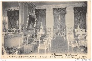 Bonsecours-Péruwelz. Intérieur du Château de l'Ermitage. Le Salon