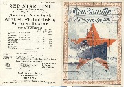 Feuillet publicitaire Red Star Line (première et dernière feuille)