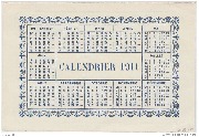 JEAN DROIT HUILE BOLIDE - CALENDRIER 1911