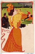 Parisienne à l'Hippodrome de Longchamps