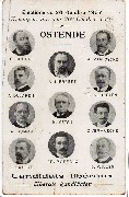 Elections du 20 octobre 1907-Kiezingen van den 20è october 1907-Candidats libéraux-Liberale kandidaten