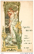 Femme aux iris - Cigarettes Muratti's 