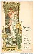 Femme aux iris - Cigarettes Muratti's Femme aux iris - Cigarettes Muratti's