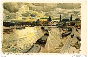 Dresden von der Marienbrücke aus