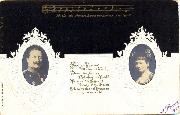 Couple Guillaume II de Hohenzollern et Augusta-Victoria de Prusse