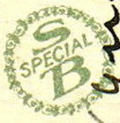 lettres S SPECIAL B entourées 