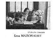 Erna Maison-Kurt. tiré du journal Le mouvement féministe de Genève 12janvier 1935 Erna Maison-Kurt. tiré du journal Le mouvement féministe de Genève 12janvier 1935