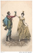 Danse sous l'Empire - Hussard avec femme en jaune