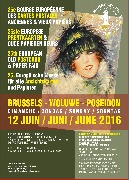 Affiche de la bourse européenne de Bruxelles 12 juin 2016