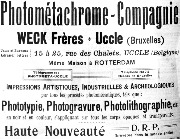 Weck Frères Uccle Bottin 1911