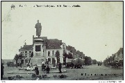 Eecloo. La Statue Ledeganck et la Rue du Moulin