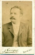 Portrait homme(1891)J.Levaque Bruxelles