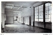 Borgoumont-la-Gleize Sanatorium provincial...Corridor et armoires des malades