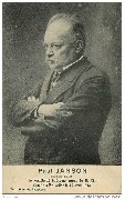 Paul Janson Ministre d'Etat le vaillant lutteur pour le S.U. décédé à Bruxelles le 19 avril 1913 