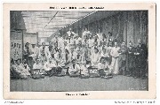 Ecole Van der Kelen Bruxelles 1911-1912-Elèves à l'atelier