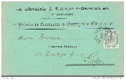Entête commande de livres:J.Saimpain-Barnich,Beauraing Libraire-Editeur(1908) Entête commande de livres:J.Saimpain-Barnich,Beauraing Libraire-Editeur(1908)