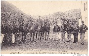 Frontière Franco-Luxembourgeoise Longwy-Hussigny-Differdange-Luxembourg. Officiers et gendarmes français gendarmes luxembourgeois