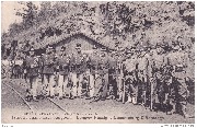 Frontière Franco-Luxembourgeoise Longwy-Hussigny-Differdange-Luxembourg. Officiers et soldats français gendarmes luxembourgeois Frontière Franco-Luxembourgeoise Longwy-Hussigny-Differdange-Luxembourg. Officiers et soldats français gendarmes luxembourgeois