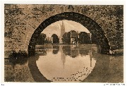 Bruges. Lac d'Amour avec arche du Pont de la Fondrière