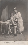 MANON :Manon et Des Grieux.Melle DE RYSOOR,1ère chanteuse et Mr WEBER,1er ténor 