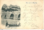 Souvenir de Namur. Le Donjon de la Citadelle vue prise du Pont de Jambes 