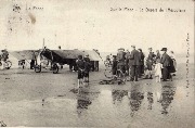 Sur la Plage - Le Départ de l aéroplane. La Panne