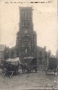 Balan L Eglise et le clocher enlevé par le cyclone 