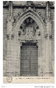Hal. Portail latéral de l Eglise Notre-Dame