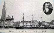 Le Navire Ecole Bougainville à Anvers Août 1906