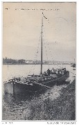 Visé -Chaland à grains au bord de la Meuse(dos:1908-11-28)