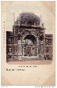 Souvenir d'Anvers. Portail du Palais de Justice