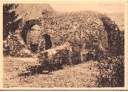 Ancienne Abbaye de N.D. de Clairefontaine-lez-Arlon. Ruines du chauffoir