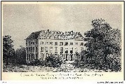Château de Monsieur Groupy de Beauvolers à Sainte Croix lez Bruges d'après une étude de Van de Putte(XIXèS.)