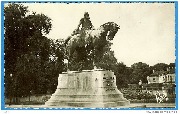 Bruxelles Monument Léopold II Standbeeld Statue of Leopold II
